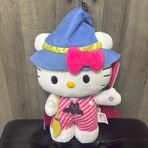 New Hello Kitty Halloween Witch Stuffed Plush Side Stepper Spooky Musical Toy